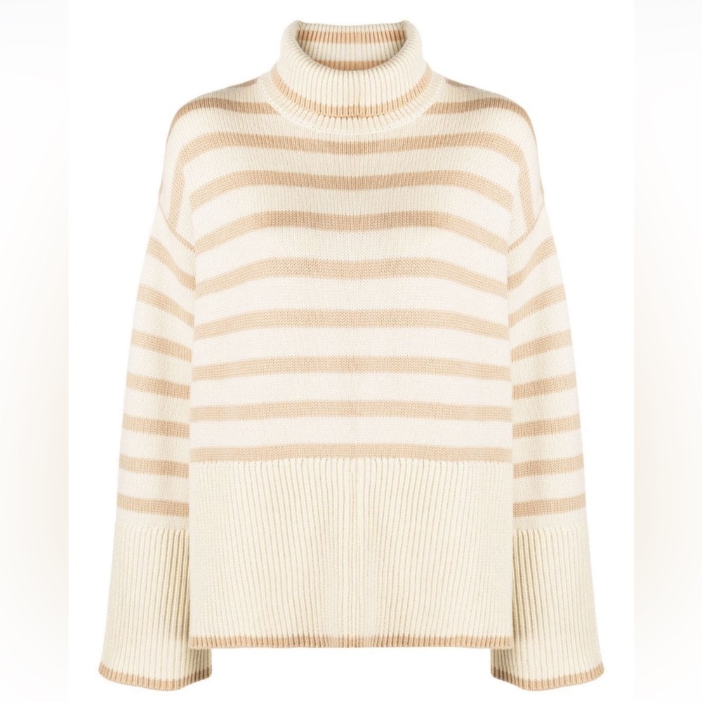 Toteme Stripe Turtleneck Jumper - Picture 2 of 2